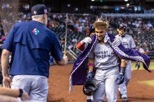 Harry Ford is 'knighted' after homering at the 2023 World Baseball Classic
